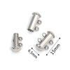 Wholesale Jewelry Multilayer Magnet Buckle Cylindrical Stainless Steel Magnetic Buckle With Electroplating And Round Design