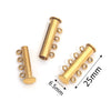 Wholesale Jewelry Multilayer Magnet Buckle Cylindrical Stainless Steel Magnetic Buckle With Electroplating And Round Design