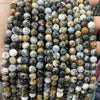 Wholesale Jewelry Natural Black Opal Stone Beads Manual Cutting And Polishing Baroque Style Round For Diy Bracelet Accessories