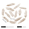 Wholesale Jewelry Natural Freshwater Baroque Pearl Stainless Steel Curved Pin Pendant