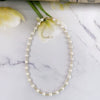 Wholesale Jewelry Natural Freshwater Pearl Geometric Heart Shape Handmade Necklace With Clavicle Bracelet For Women