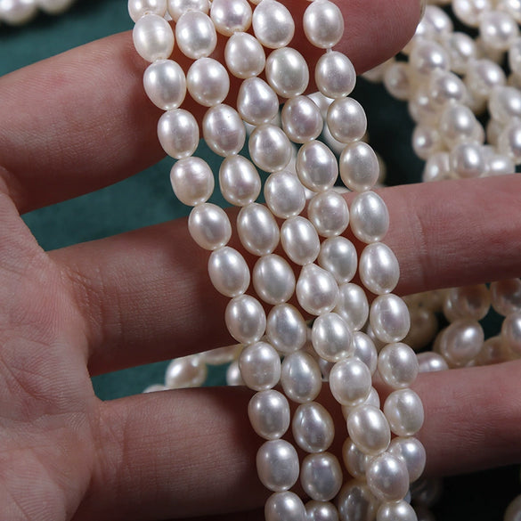 Wholesale Jewelry Natural Freshwater Pearl Naked Beads For Diy Handworn Jewelry Materials