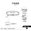 Wholesale Jewelry Natural Geometric S925 Sterling Silver Electroplated Bracelet