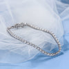 Wholesale Jewelry Natural Geometric S925 Sterling Silver Electroplated Bracelet