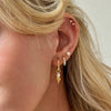 Wholesale Jewelry Natural Style Dongling Jade Shell Conch Earrings And Necklace Copper Gold Plated
