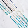 Wholesale Jewelry Necklace Imitation Pearls Natural Stone Silver Geometric Electroplating Chain