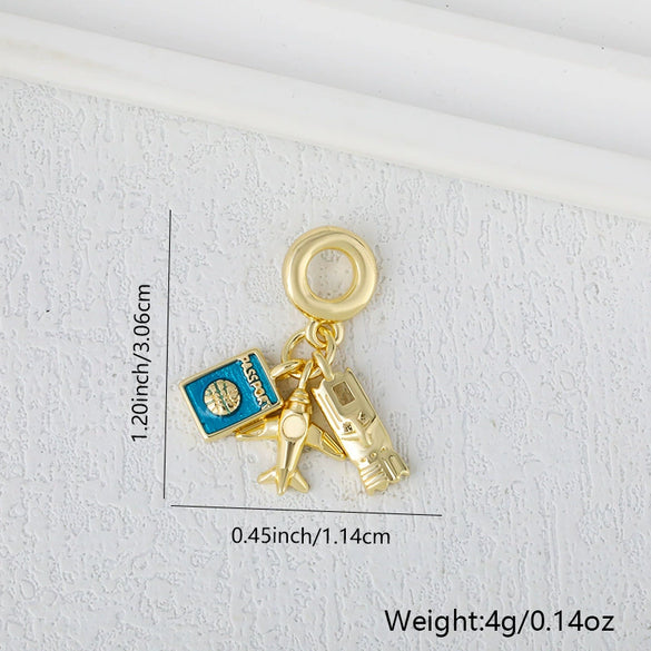 Wholesale Jewelry Niche Geometric Copper Pendant Necklace With Electroplating