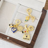 Wholesale Jewelry Niche Geometric Copper Pendant Necklace With Electroplating