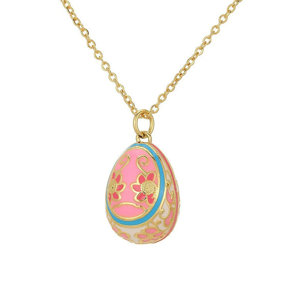 Wholesale Jewelry Niche Geometric Copper Pendant Necklace With Stainless Steel Chain And Electroplating