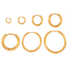 Wholesale Jewelry Niche Geometric 316L Stainless Steel Gold Plated Earrings For Women