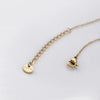 Wholesale Jewelry Niche Light Luxury Square Titanium Steel Necklace With Gold Plated Conventional Chain And Geometric Design