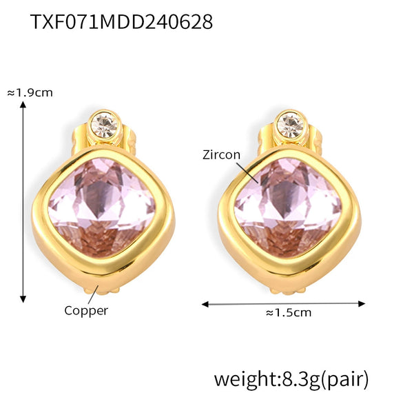 Wholesale Jewelry Niche Style Copper Chain Electroplating Design