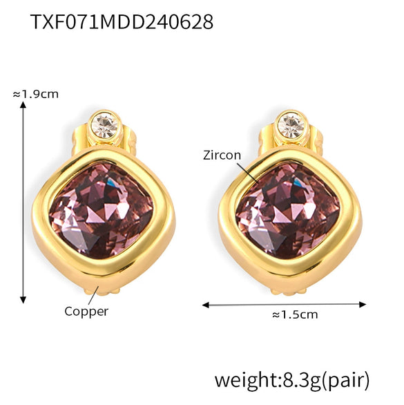 Wholesale Jewelry Niche Style Copper Chain Electroplating Design
