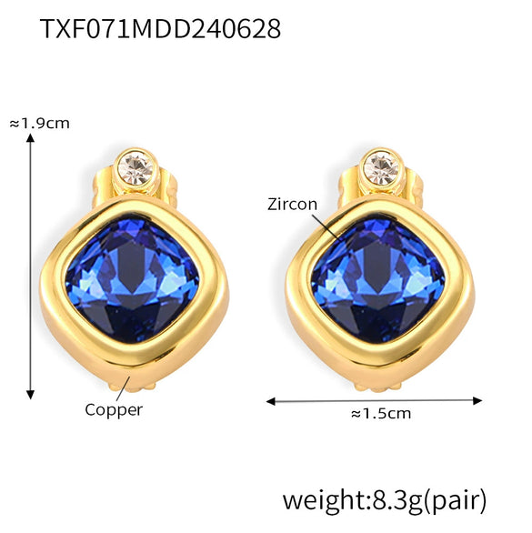 Wholesale Jewelry Niche Style Copper Chain Electroplating Design
