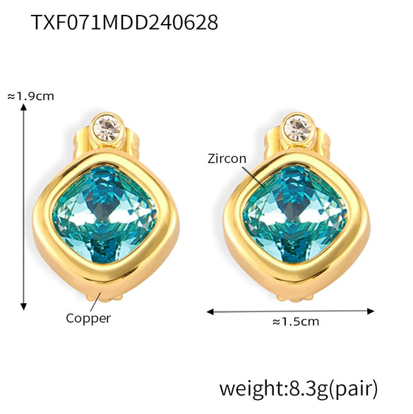 Wholesale Jewelry Niche Style Copper Chain Electroplating Design