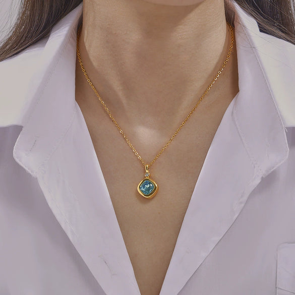 Wholesale Jewelry Niche Style Copper Chain Electroplating Design