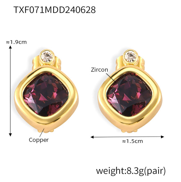 Wholesale Jewelry Niche Style Copper Chain Electroplating Design