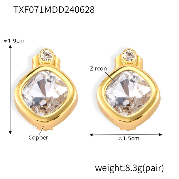 Wholesale Jewelry Niche Style Copper Chain Electroplating Design