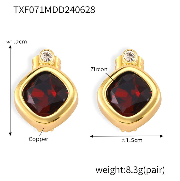 Wholesale Jewelry Niche Style Copper Chain Electroplating Design