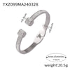 Wholesale Jewelry Niche Style 316L Stainless Steel Goldplated With Chain Pattern