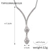 Wholesale Jewelry Niche Style 316L Stainless Steel Goldplated With Chain Pattern