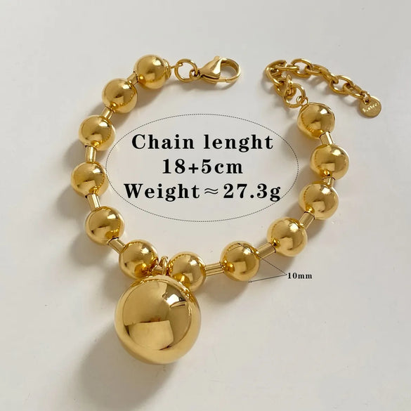 Wholesale Jewelry Nordic Style Vacation Modern Style Pentagram Round Heart Shape 304 Stainless Steel 16K Gold Plated White Gold Plated Gold Plated Plating Bracelets Necklace