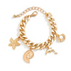 Wholesale Jewelry Ocean Style Dolphin Shell Imitation Pearl Alloy Starfishshaped Pendant Necklace With Electroplating