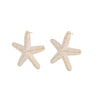 Wholesale Jewelry Ocean Style Exaggerated Colorful Starfish Stainless Steel 18K Electroplated Geometric Necklace