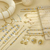 Wholesale Jewelry Ocean Style Stainless Steel Geometric Electroplating Women's Collection