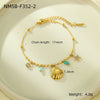 Wholesale Jewelry Ocean Style Stainless Steel Geometric Electroplating Women's Collection