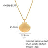 Wholesale Jewelry Ocean Style Stainless Steel Geometric Electroplating Women's Collection