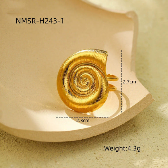 Wholesale Jewelry Ocean Style Stainless Steel Geometric Electroplating Women's Collection
