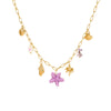 Wholesale Jewelry Ocean Wind Shell Starfish Titanium Steel Stainless Steel 18K Gold Plated Geometric Necklace Bracelet For Women