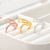 Wholesale Jewelry Octopus Foot Ring Copper 18K Gold Plated Electroplated Unisex