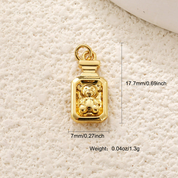 Wholesale Jewelry Oil Dripping Animals Copper Goldplated Pendant Necklace And Bracelet Accessories