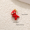 Wholesale Jewelry Oil Dripping Animals Copper Goldplated Pendant Necklace And Bracelet Accessories