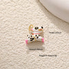 Wholesale Jewelry Oil Dripping Animals Copper Goldplated Pendant Necklace And Bracelet Accessories