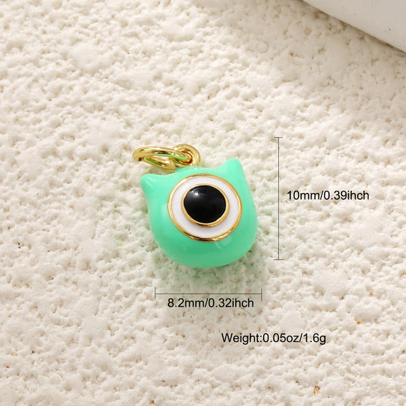 Wholesale Jewelry Oil Dripping Animals Copper Goldplated Pendant Necklace And Bracelet Accessories