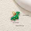 Wholesale Jewelry Oil Dripping Animals Copper Goldplated Pendant Necklace And Bracelet Accessories
