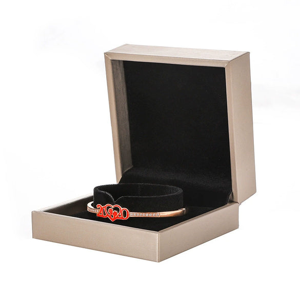 Wholesale Jewelry Packaging Box Gold High Grade Brushed Cloth Gift Box For Necklace Earrings And Rings
