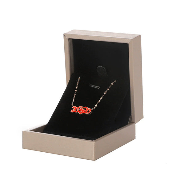 Wholesale Jewelry Packaging Box Gold High Grade Brushed Cloth Gift Box For Necklace Earrings And Rings