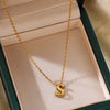 Wholesale Jewelry Pendant Necklace Copper 18K Gold Electroplated 3D Bubble Letter Minimalist Style