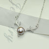 Wholesale Jewelry Pendant 925 Silver Microinlaid Deer And Reindeer Freshwater Pearl Copper Goldplated Colorpreserving