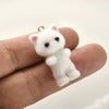 Wholesale Jewelry Plush Bear Resin Pendant Handmade Accessories Spray Velvet