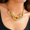Wholesale Jewelry Punk Style Geometric Iron Chain And Ccb Necklace