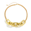 Wholesale Jewelry Punk Style Geometric Iron Chain And Ccb Necklace