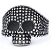 Wholesale Jewelry Punk Style Skull Stainless Steel Apply Oil