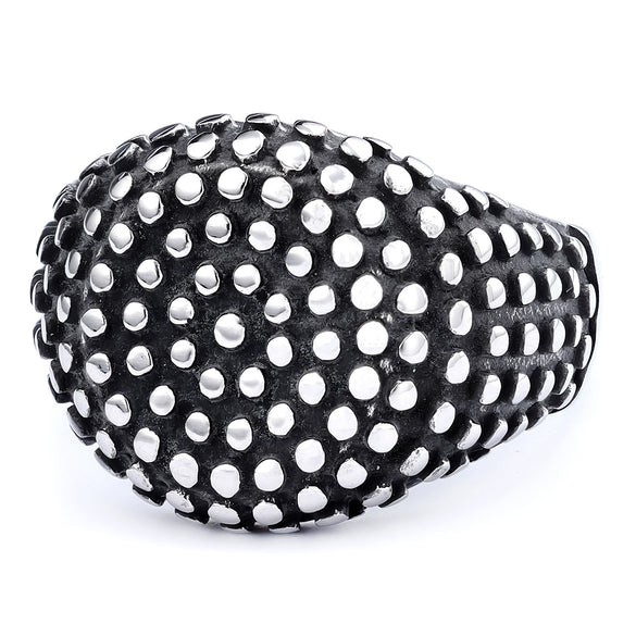 Wholesale Jewelry Punk Style Skull Stainless Steel Apply Oil