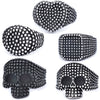 Wholesale Jewelry Punk Style Skull Stainless Steel Apply Oil