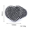 Wholesale Jewelry Punk Style Skull Stainless Steel Apply Oil